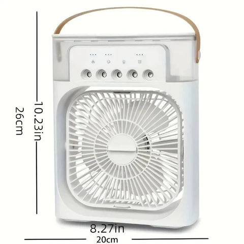 Image of ventilador con aire acondicionando